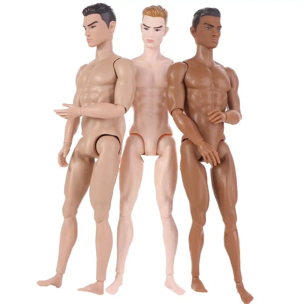 White/Normal/Tan 1/6 Male Doll Strong Man 35cm Height Male Model 13 Joint Multi-Joints Action Figure Body DIY Toy