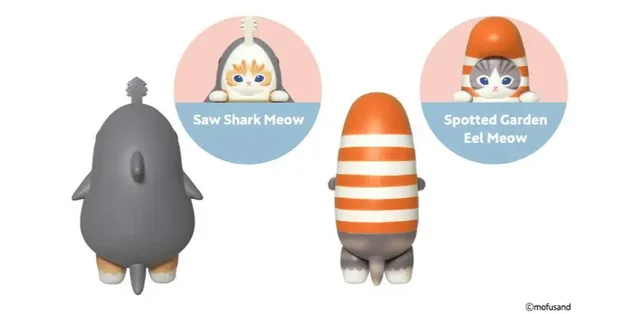 Sonny Angel Mofusand Hippers Series Kawaii Mini Cat CharacterBlind 