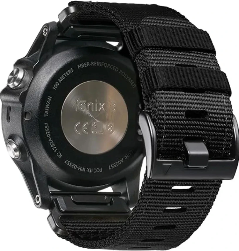 Camo Nylon Quick Release Strap for Garmin Fenix and Tactix Series