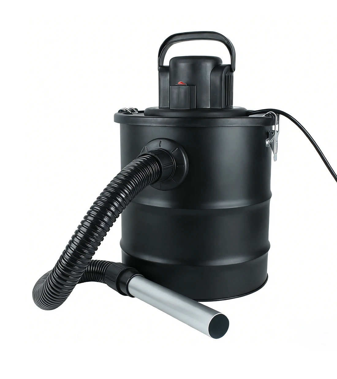 20L Ash Vacuum Cleaner High Temp Resistant Ash Bucket for Fireplace, Stove & Pel