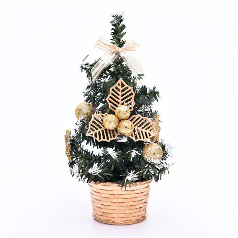 20cm Artificial Table Mini Christmas Tree Festival Ornament Gift