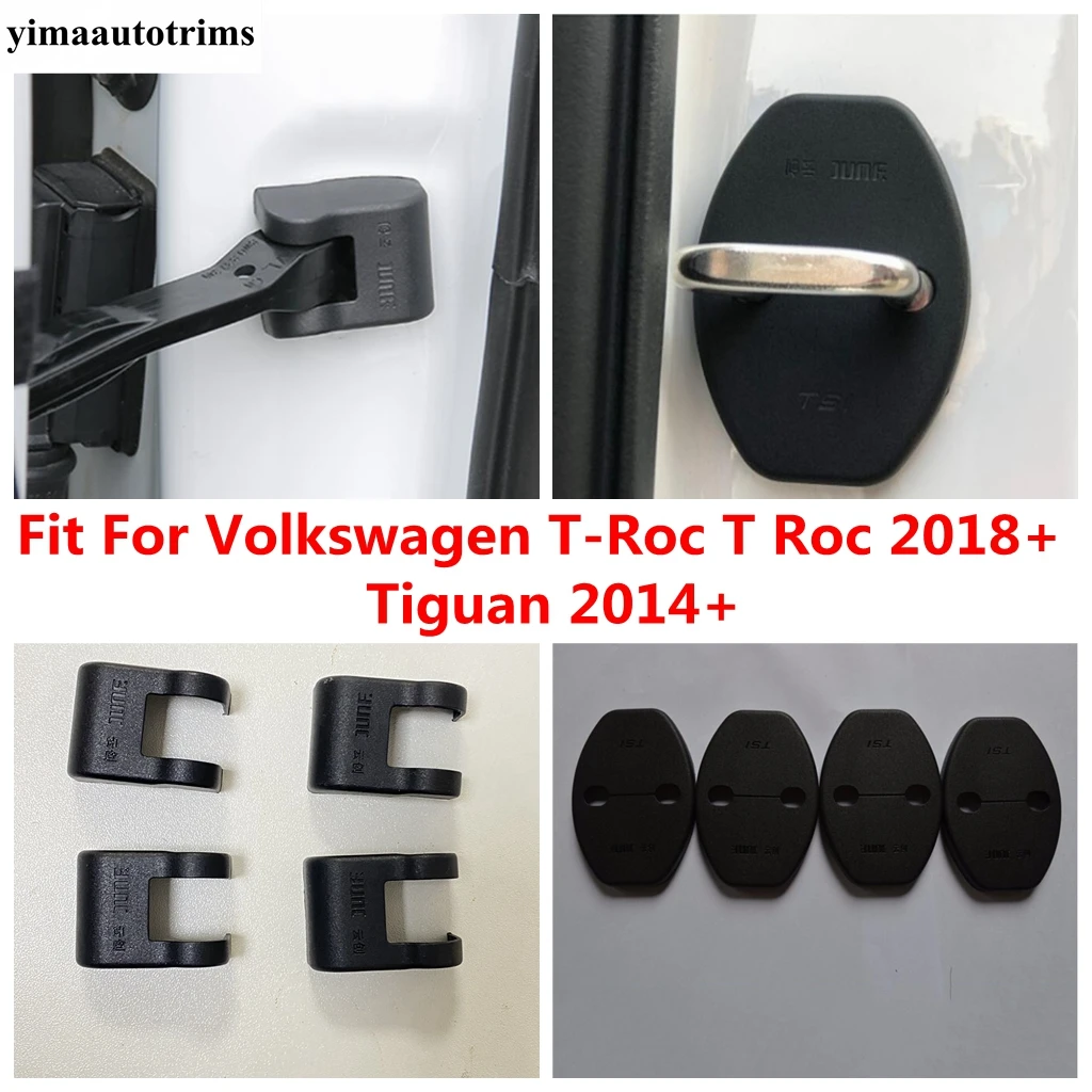 

Car Door Stop Limit Rust Lock Protection Cover Trim Fit For Volkswagen T-Roc T Roc 2018 - 2023 / Tiguan 2014 - 2022 Accessories