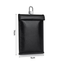 Waterproof & Fireproof RFID Blocking Faraday Pouch (14x9cm)