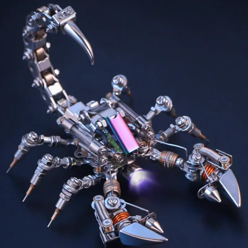 

373pcs Digital Scorpion Metal Assembly Toys Mechanical Armor Scorpion Model Toys 3d Puzzle Assemble Insects Children Adults Gift
