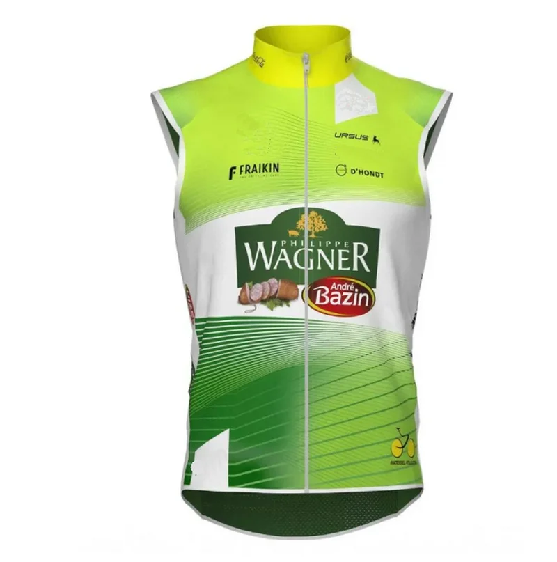 Wagner Bazin WB Team Summer Sleeveless Cycling Vest Mtb Clothing Bicycle Maillot Ciclismo Bike Clothes