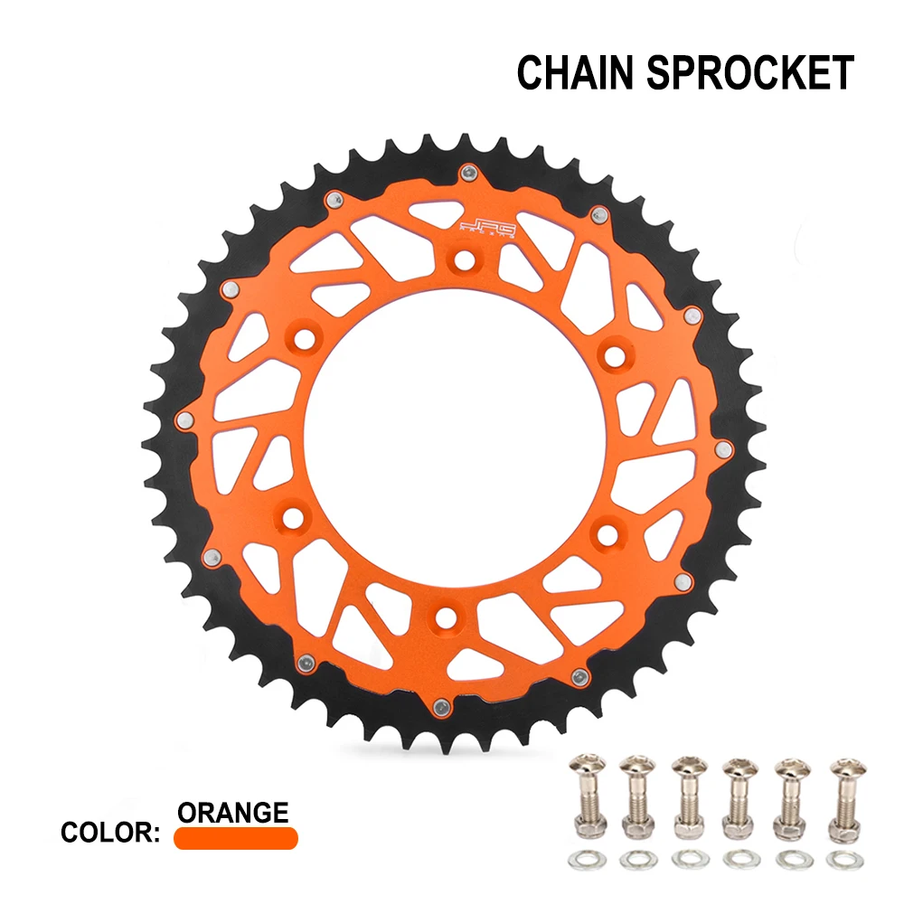 Motorcycle 42T 45T 48T 50T 52T Rear Chain Sprocket For KTM EXC SX XCW ...