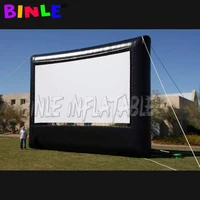 Party Time 30x17ft Large Profesional Inflatable Movie Screen Drive In Cinema Projector Screen For Outdoor Beach 1