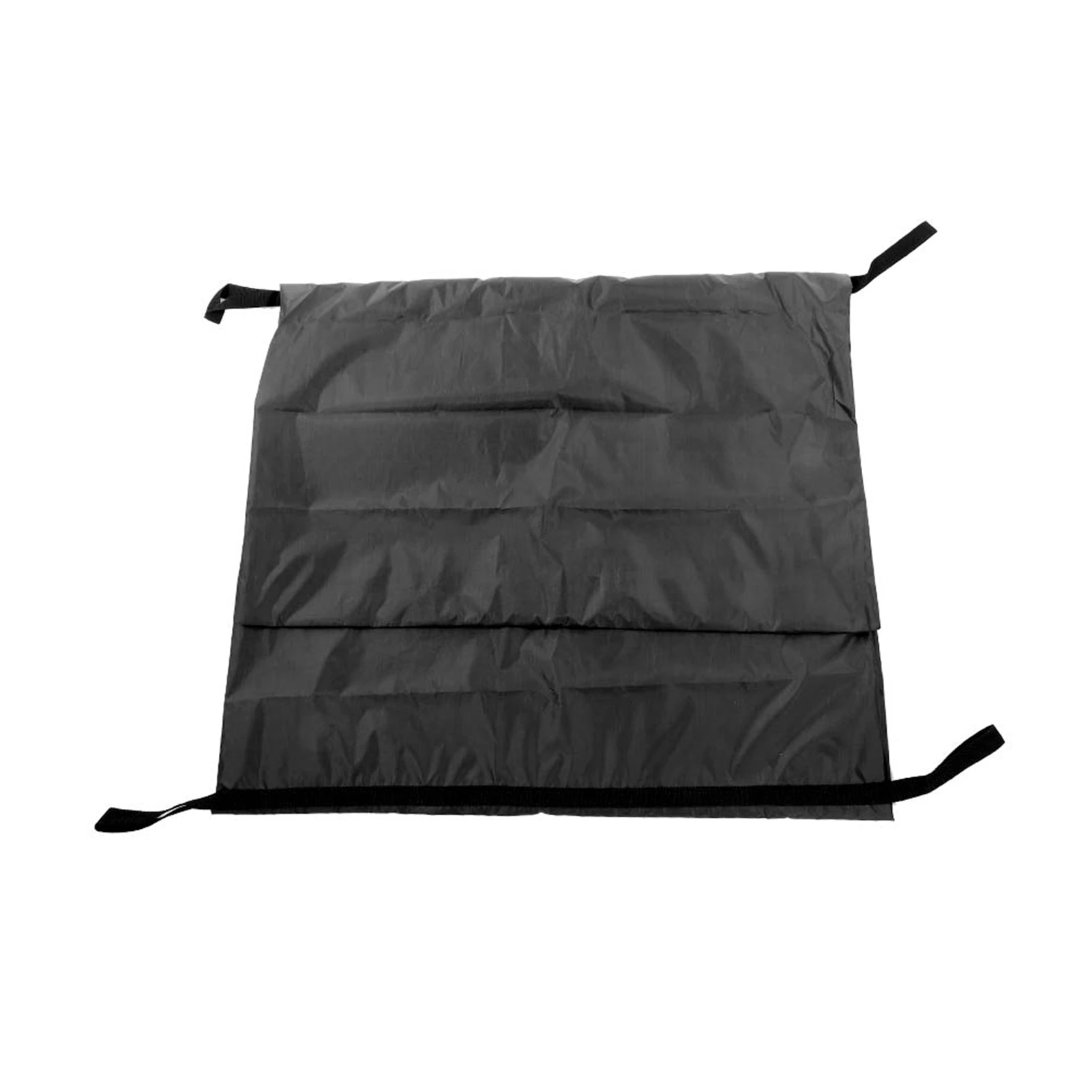 Notfall-Kadavra-Leichensack, tote Körpersäcke, verstärkter Griff, auslaufsicher, Oxford-Stoff, doppelter Verwendungszweck, Schwarz für Beerdigung – Detail 8