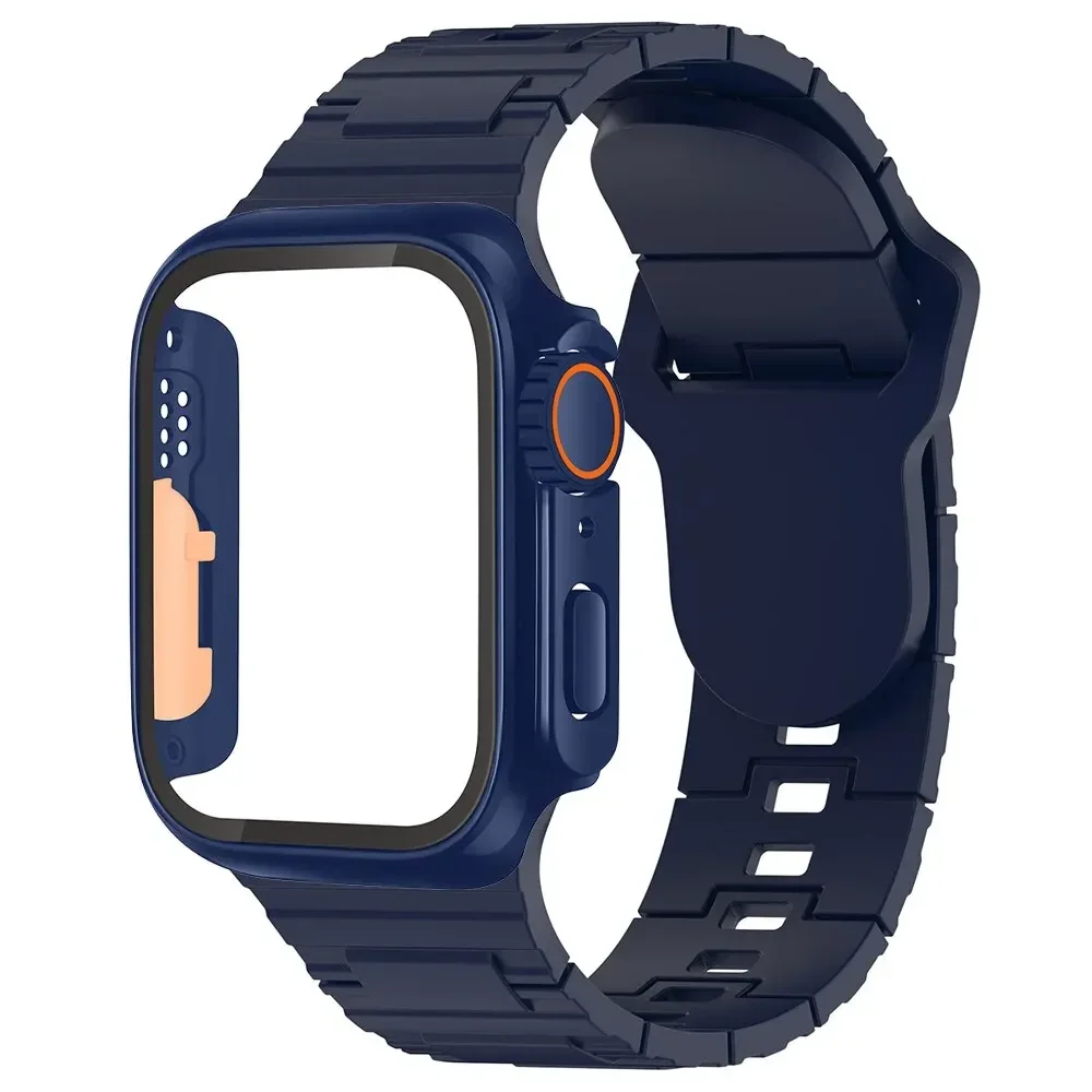 Mecha Sport Silicone Loop Band with Enhanced Protective Ultra Case