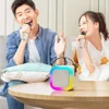 K12 Bluetooth Karaoke Machine Portable  5.3 PA Speaker System with 1-2 Wireless Microphones Home Family Singing Children's Gifts 4