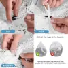 1PC Mesh Laundry Bag - Machine Washable Drawstring Design Travel Wash Bag for Blouses, Hosiery, Stockings, and Underwear 6