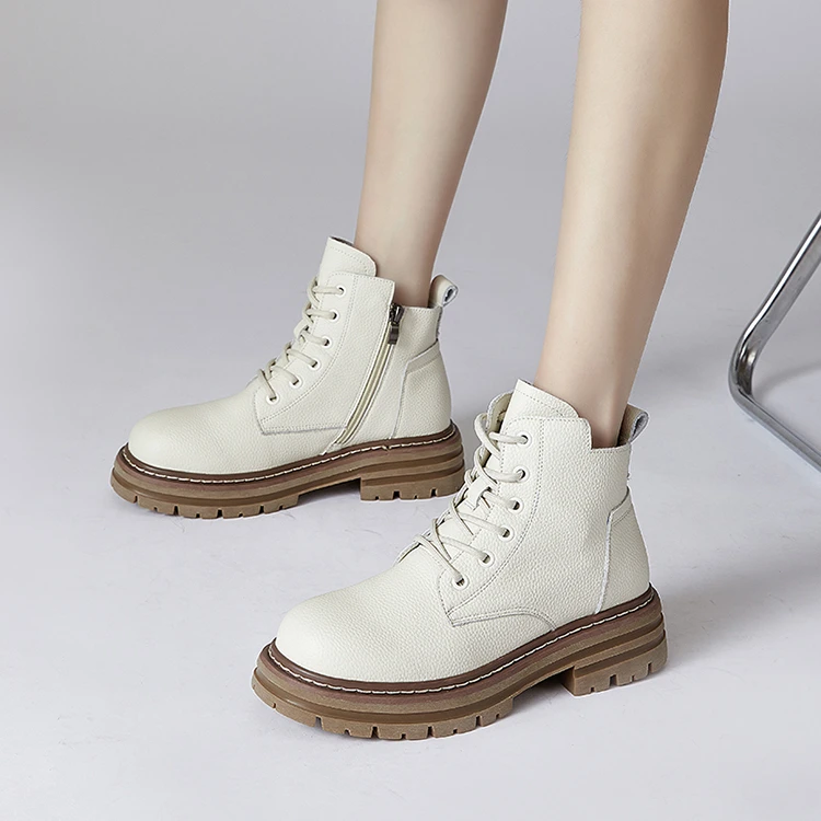 Leather Luxury Platform Women Boots - true deals club