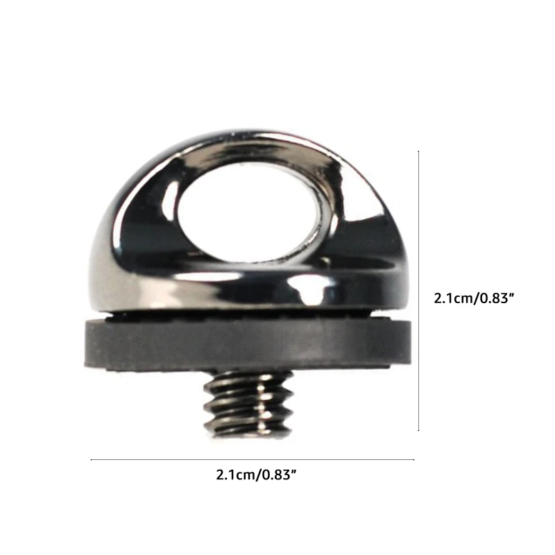 Camera Screw Digital Camera Shoulder Strap Screw 1/4 D-ring Screws Standard 1/4''-20 Metal Tripod Mounting Screw for Quick Release Plate