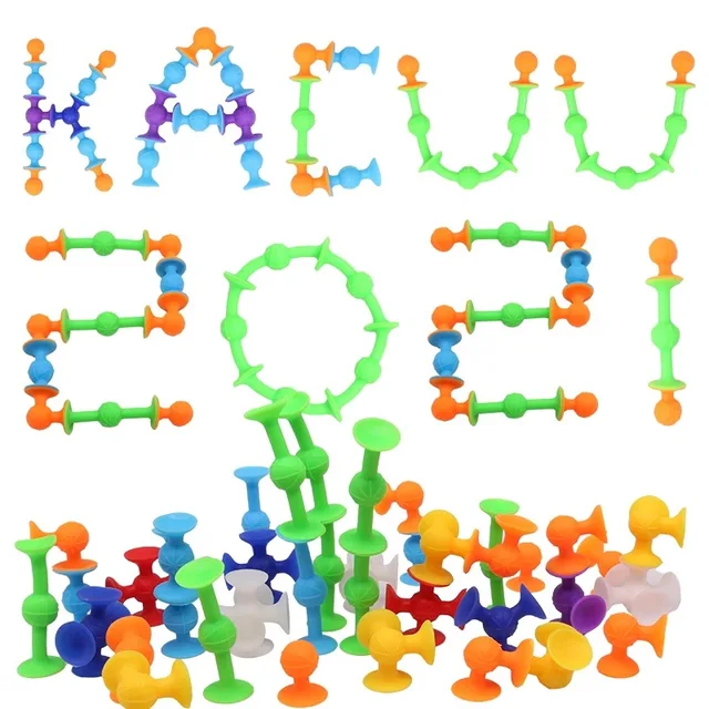 Sucker Silicone Target Marker and Darts Funny Toy Set Family Outdoor Competitive Games Rubber Interactive Build Kids Toys Boys 2