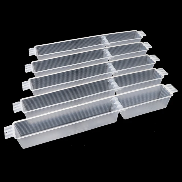 1,5 Kg -Os Műanyag Méh Adagoló, Méhészeti Szerszámok Méhek Vízfogyasztója, Méhkas Függő Apikultúra Méhész Felszerelés 5 Db