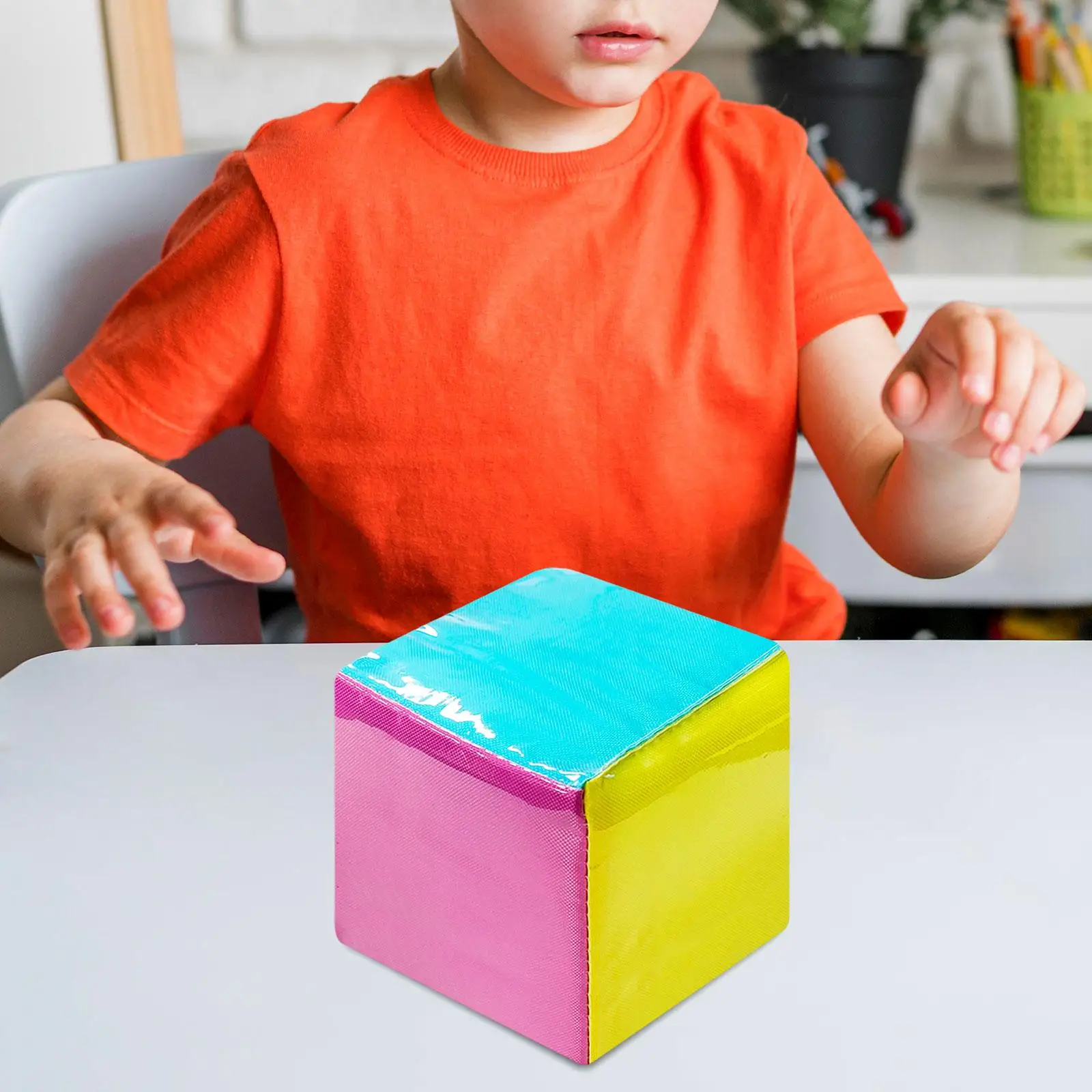 10cm Soft Pocket Dice Birthday Gift Toddlers Role Playing Large Dice Plush Cube