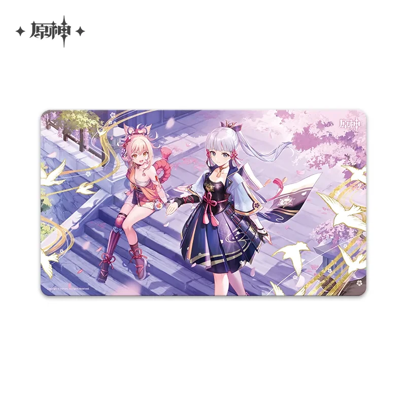 

Официальный Genshin Impact Merch от miHoYo, незаменимый Бог Kamisato Ayaka Yoimiya коврик для мыши