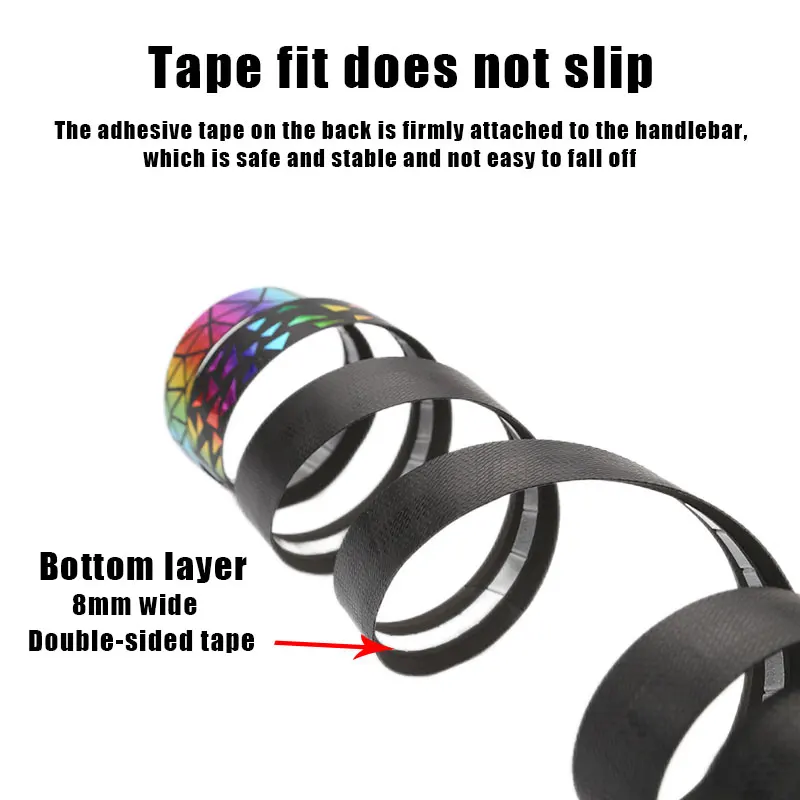 CYDY Bicycle Handlebar Strap MTB Road Bike Handle Tape Non-Slip PU EVA Tape Handbar Protection Cover Cycling Accessories 1Pair
