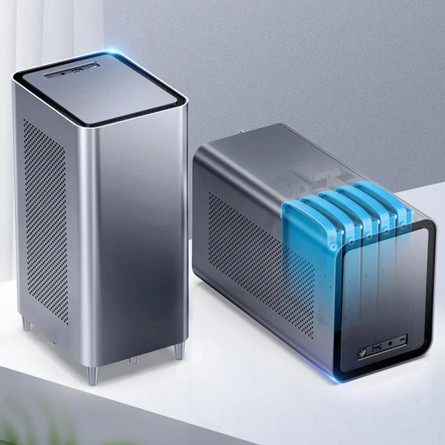 Jonsbo N1 - NAS 미니 ITX 케이스, 휴대용 HTPC 데스크탑 컴퓨터, 다양한 용도로 사용 가능