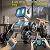 Double Remote Control High-Tech Electro-Mechanical Dog Eight Rounds Stunt Gesture Electric Gift For Childrenhildren 1