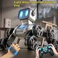 Double Remote Control High-Tech Electro-Mechanical Dog Eight Rounds Stunt Gesture Electric Gift For Childrenhildren 1