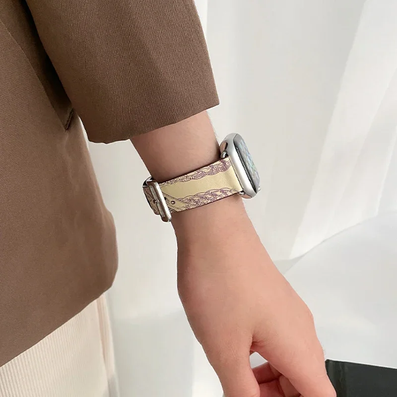Premium Leather Watch Band - Luxury Bracelet Loop
