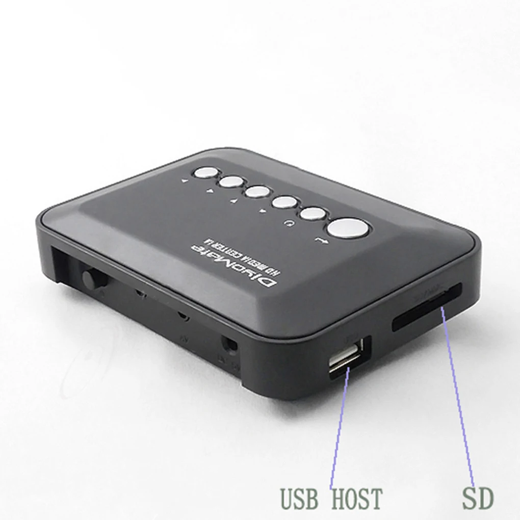 Multimedia Player Mini HD 720P HDD Media Player TV Box AV Output MKV RM SD USB SDHC MMC HDD AU Plug