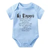 Hi Daddy Summer Baby Bodysuit Cute Cotton Infant Newborn Girl Boy Short Sleeve Jumpsuits Sunsuit Clothes 5