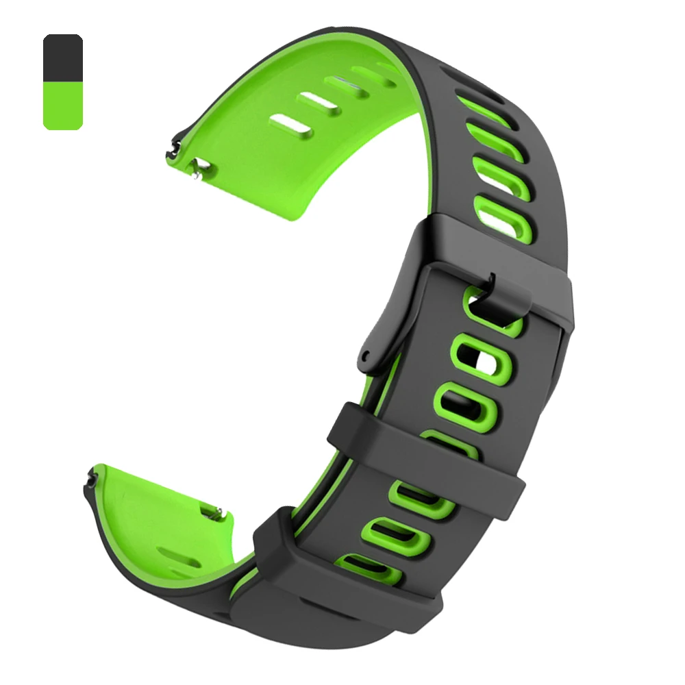 Enhanced Sports Silicone Strap for SUUNTO Watches - Versatile 20mm/22mm Watch Band Replacement