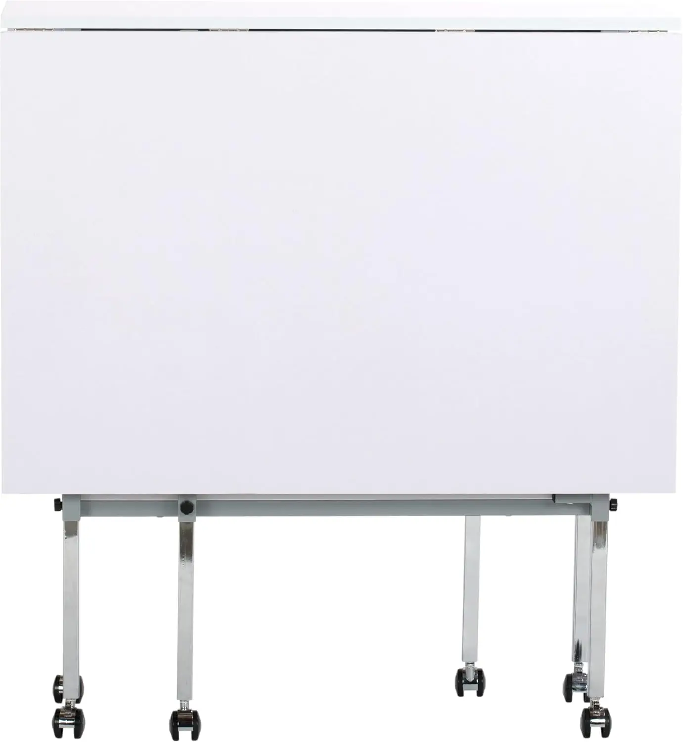 Sew Ready Hobby and Cutting Table - 58.75" W x 36.5" D White Arts and Crafts Table with 2 Mesh Storage Drawers 5