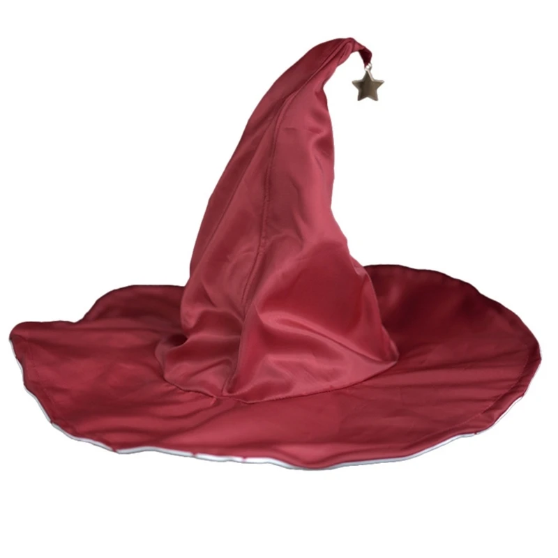 

Women Witchcap Wizard Hat Carnivals Costume Night Club Hat Halloween Headdress