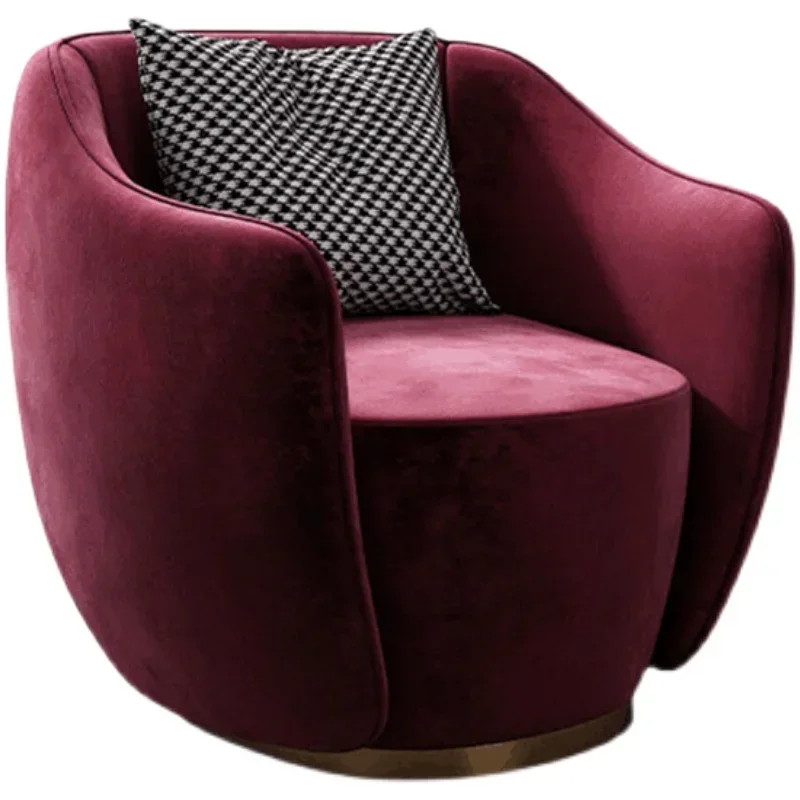 

Single-Seat Sofa Chair Light Luxury Wingback Chair Designer Reception Reception Conference Chair
