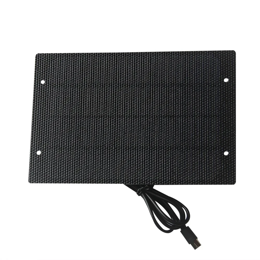 198*133mm 5W 5V ETFE 태양광 충전기(타입-C 출력 포함) 휴대폰 보안 카메라 마당 가로등용 2026년 신제품