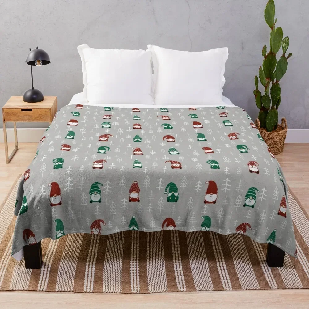 

Christmas Gnomes Throw Blanket Furry for babies halloween Hairys Blankets