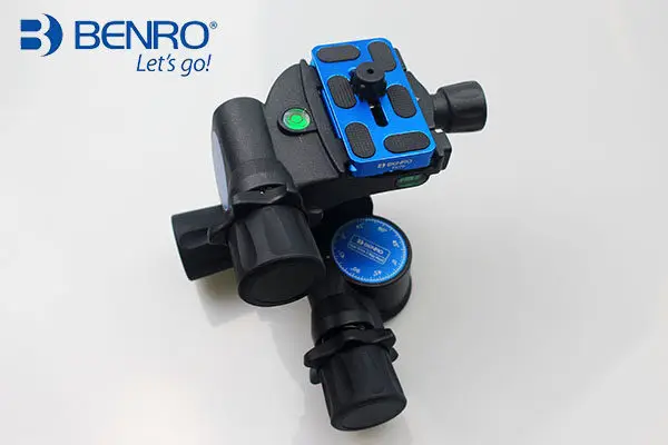 Benro GD3WH 3-Way Geared Head Max load 13 lb / 5.9 kg