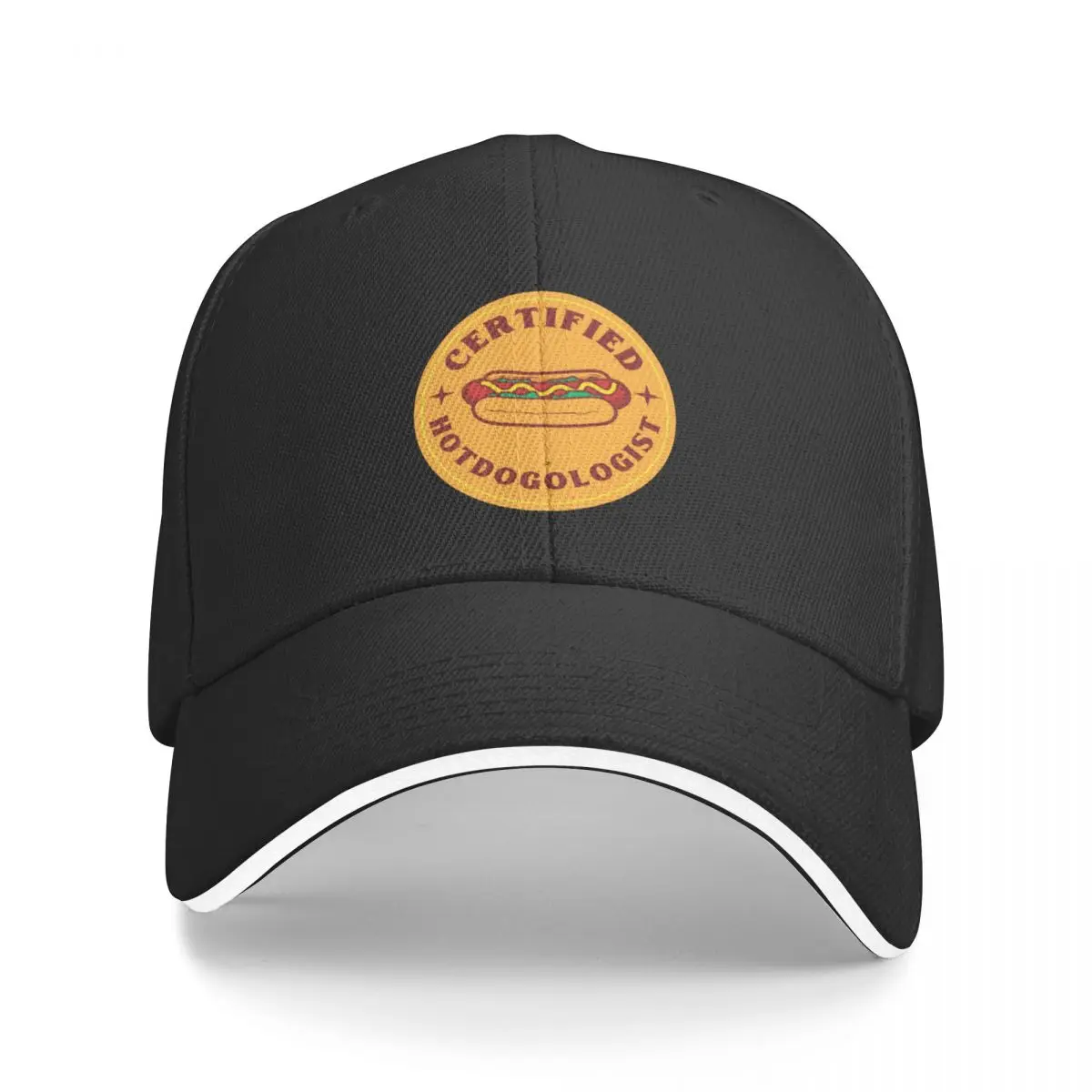 

Certified Hotdogologist, Funny Hot Dog Lover Baseball Cap Fashion Beach Women's Hats Men's