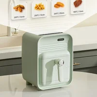 DAEWOO Air Fryer 220V 50Hz 5L Multifunctional Electric Fryer Pot Intelligent Freidora De Aire 80-200℃ Airfryer Home Appliance 1