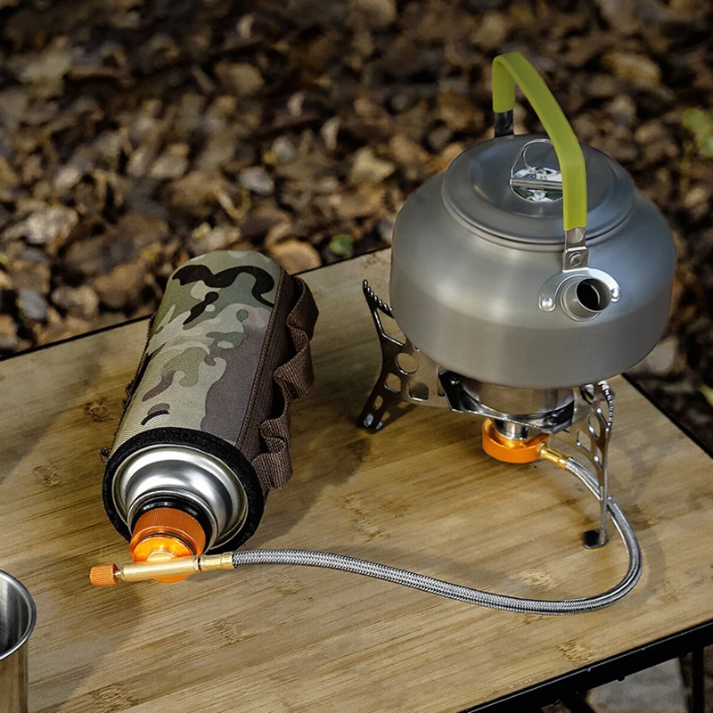 Lot De 2 Adaptateurs Pour Réchaud De Camping - Connexion Bouteille Gaz 1kg/0.5kg Vers Cartouche Plate