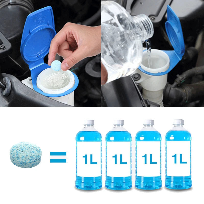 Auto Windschutz scheiben reiniger Brause tabletten Ölfilm entferner Glas  Wasser Staub Ruß entferner Autozubehör Reinigungs werkzeug 3-12 Stk -  AliExpress