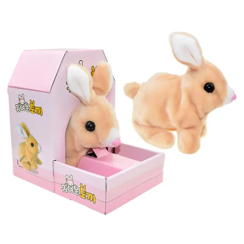 Educational Interactive Toys Can Walk And Talk Electronic Interactive Pet Rabbit Interactive Plush Bunny Toy Interactive Toy