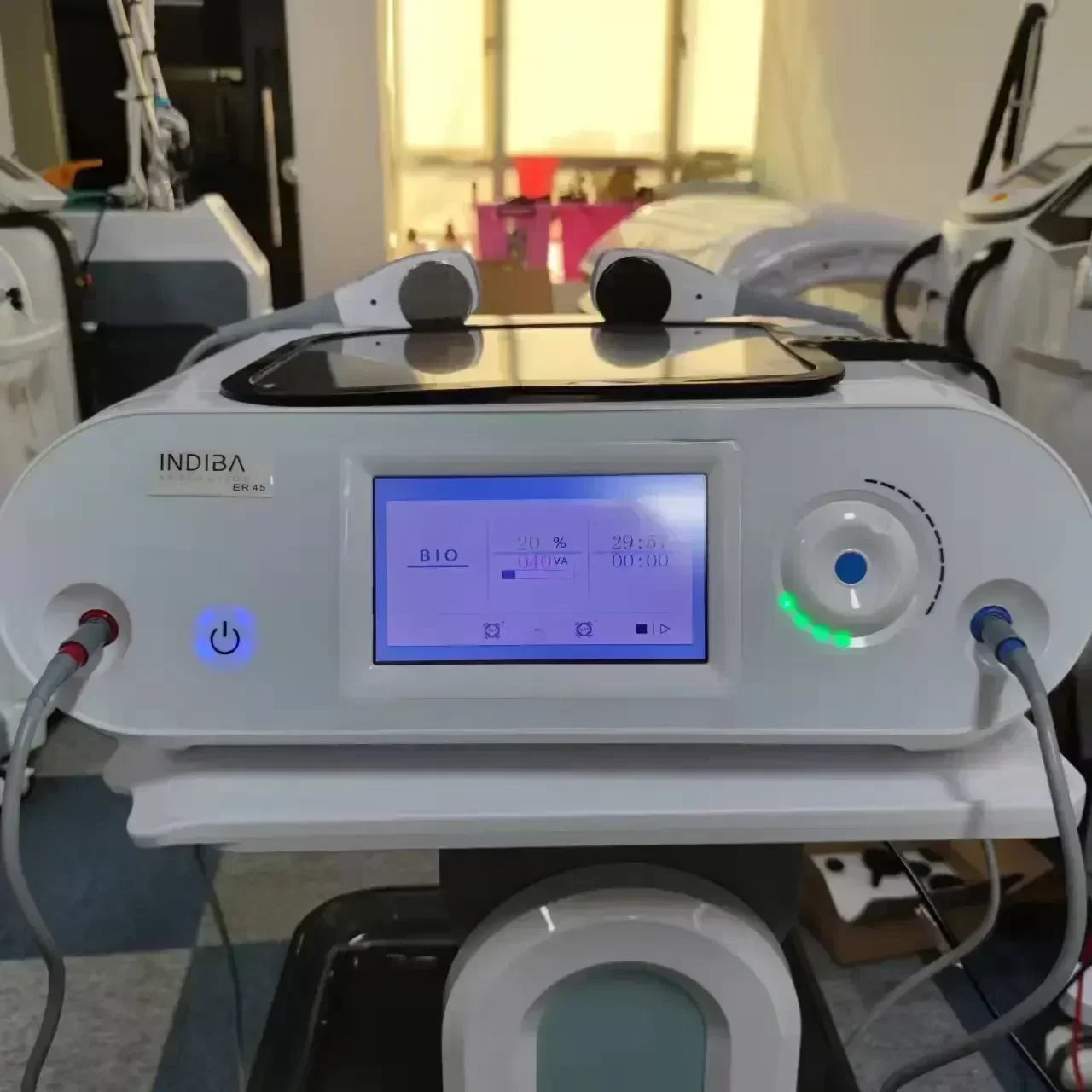 INDIBA Spain Technology RET CET RF Slim Machine 448K Tecar Cavitation Health and Beauty Body Care System  for Weight Loss 3