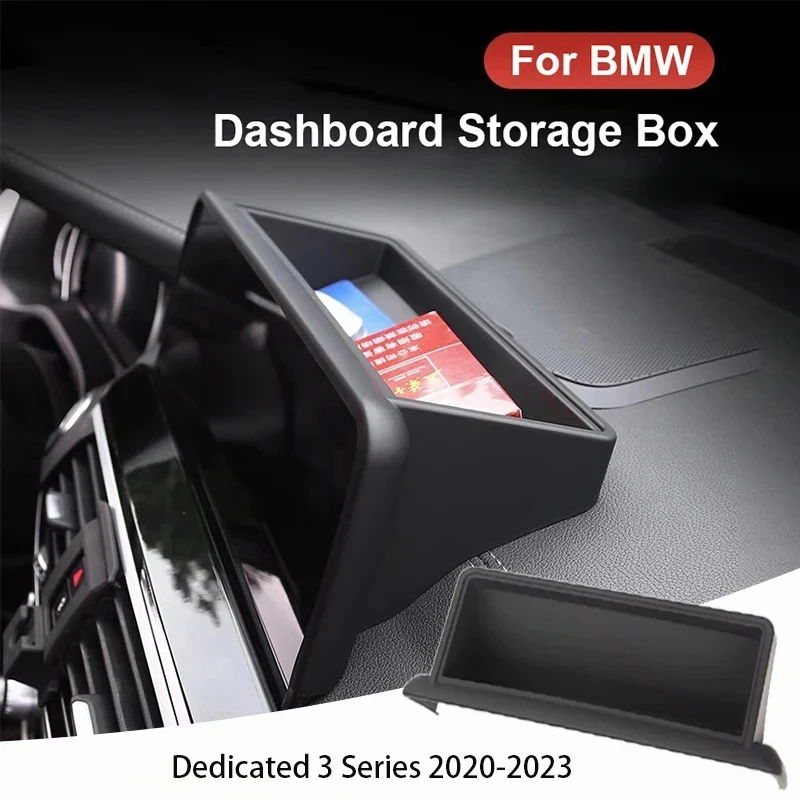 

Car Dashboard Panel Storage Box Organizer Tray for BMW 3 Series 2020-2023 G20 G28 Phone Holder Auto Stowing Tidying Accessories
