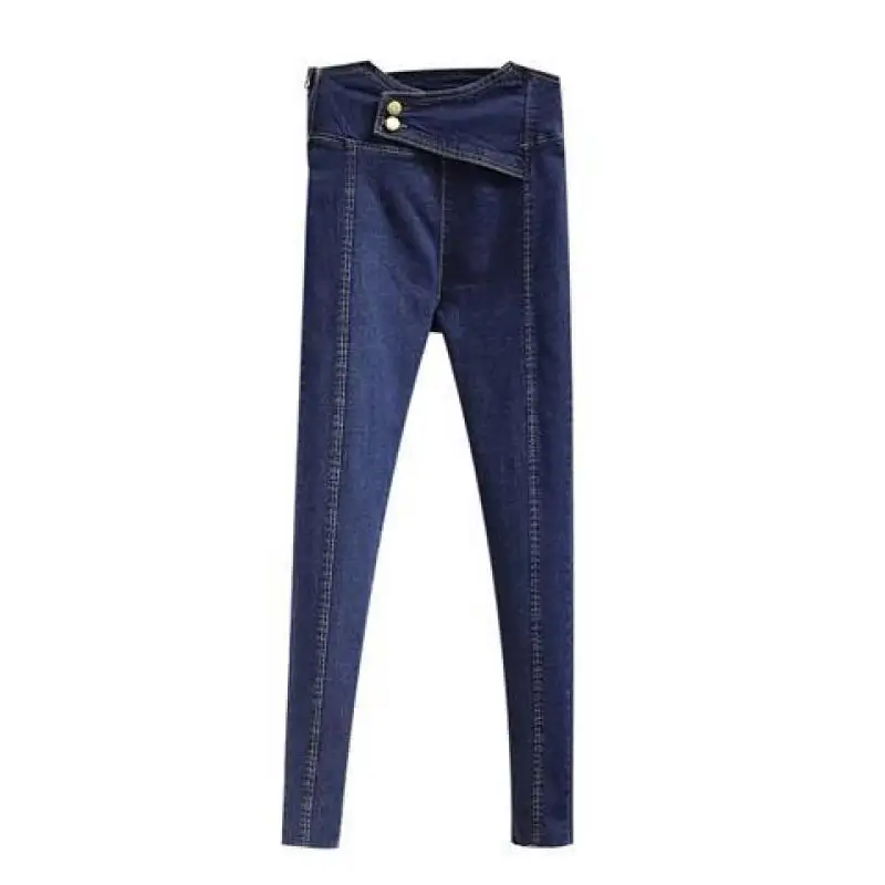 bf high waist skinny jeans women's 2023 spring and autumn new slim fit slimming tall tight black pencil long pants