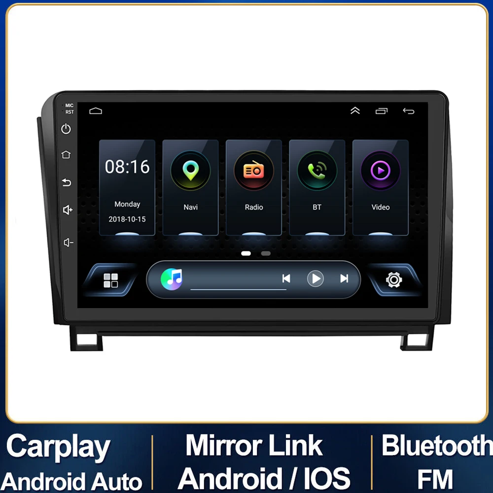 

For Toyota Tundra XK50 2007 - 2012 2013 Sequoia XK60 2008 - 2017 IPS Touch Screen Car Radio Multimedia Player GPS BT DSP RDS