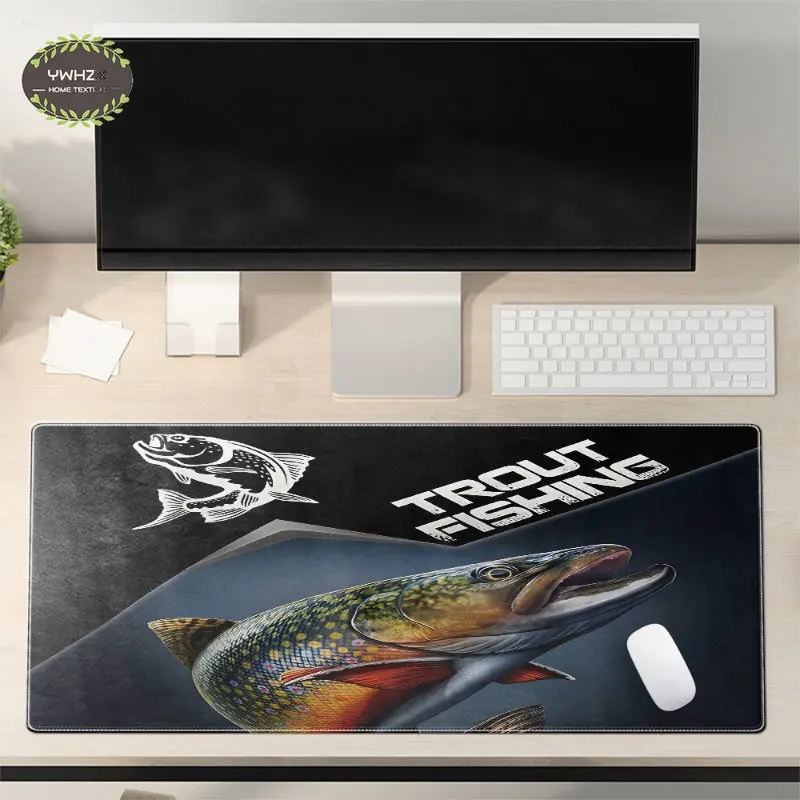 Bass Carp Fishing Mouse Pad Gaming Computer Home