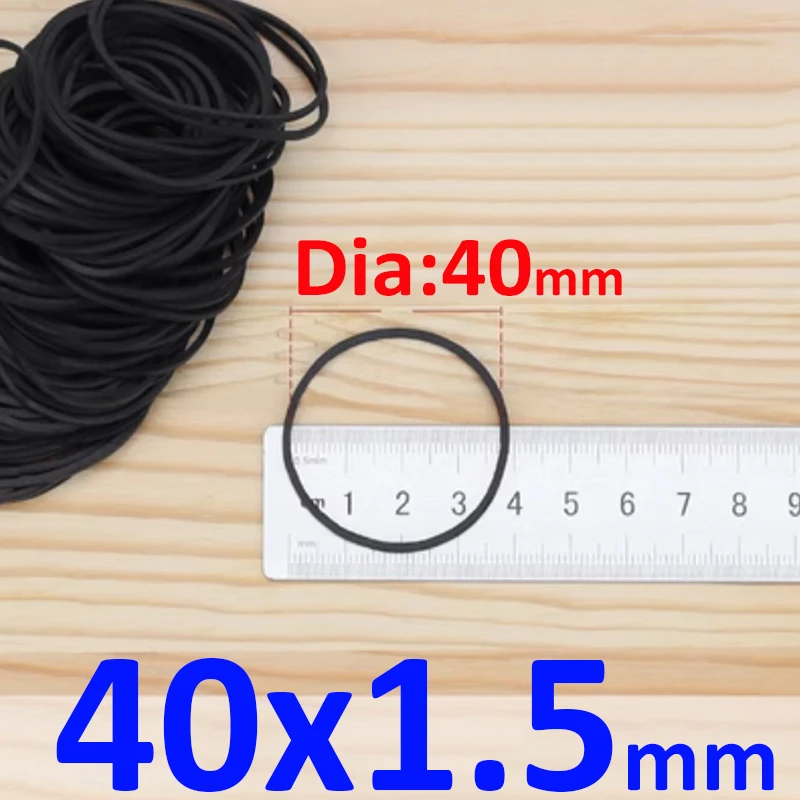 40x1.5mm (Black)