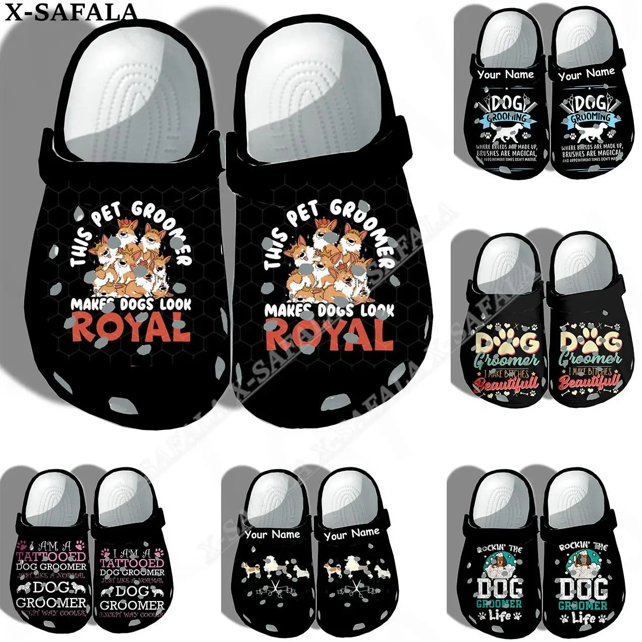 

Pet Groomer Grooming 3D Print Men Women Classic Clogs Slippers Shoes EVA Ligtweight Sandals Summer Beach Outdoor-1