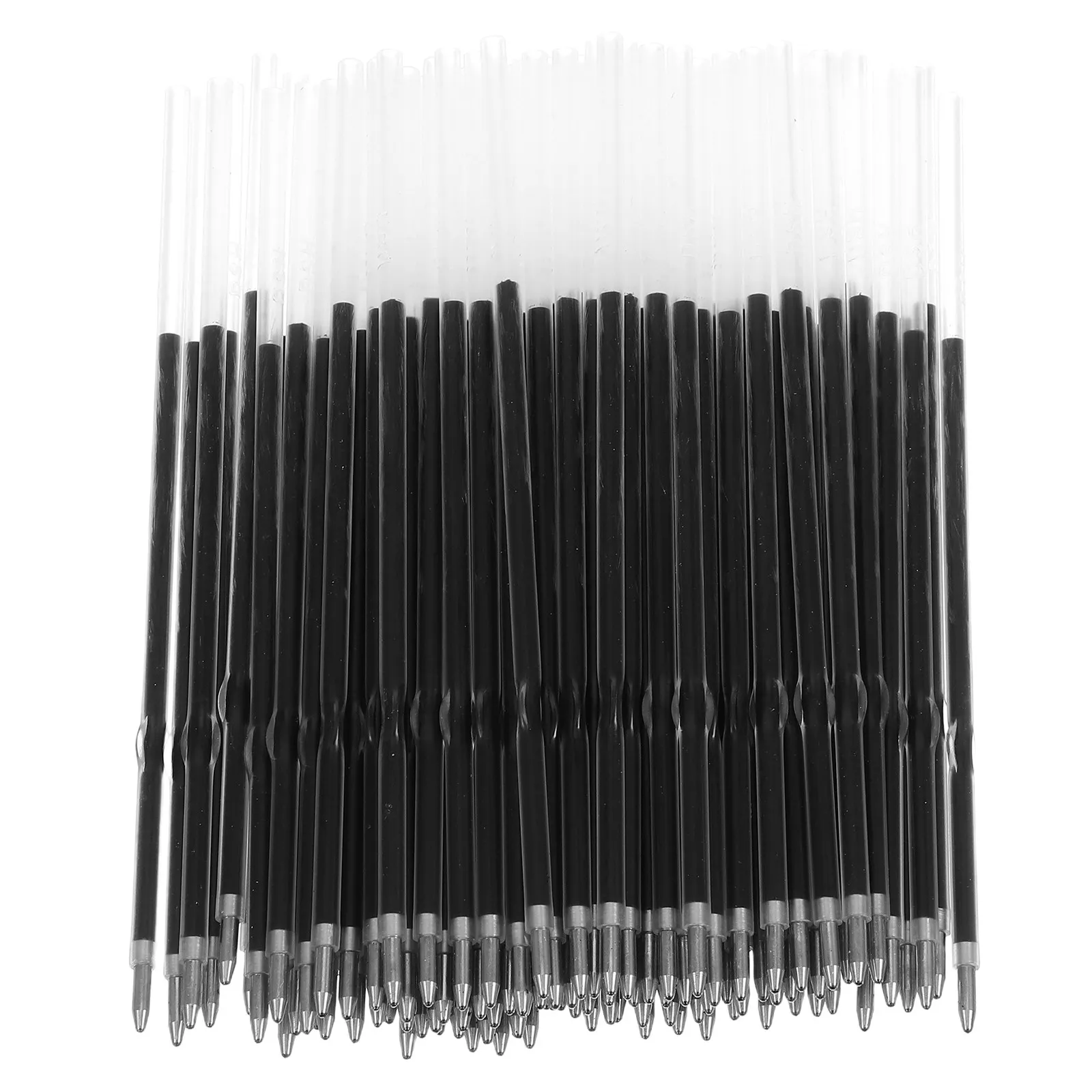 100Pcs 펜용 블루 0.7mm 펜 리필 부드러운 쓰기 잉크 리필 빠른 건조 트위스트 펜과 호환 가능 학교용