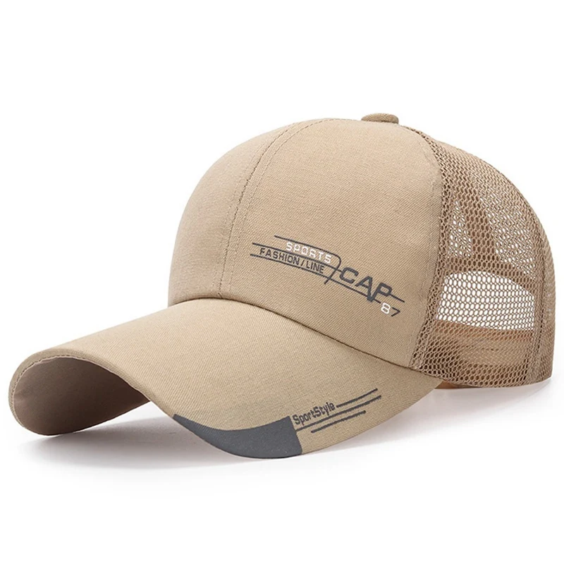 Adjustable Belts Snapback Hat Unisex Sports Tennis Caps Outdoor Hiking Climbing Baseball Cap Breathable Mesh Summer Golf Hats baseball caps sports sun hats golf caps