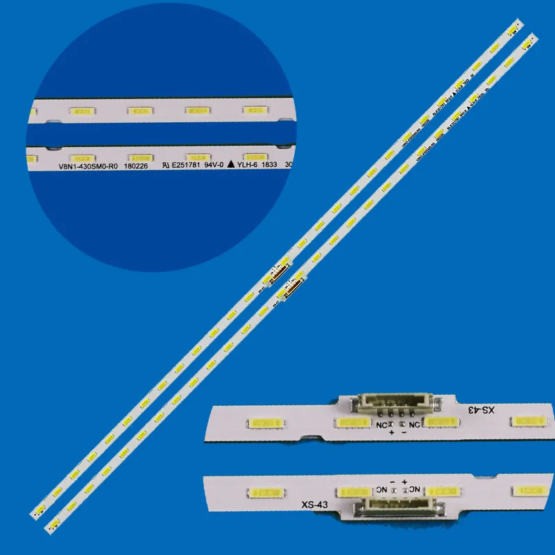LED-Backlight-Strips-For-UE43RU7172U-UE43NU7475-UE43NU7445-UE43NU7400 ...